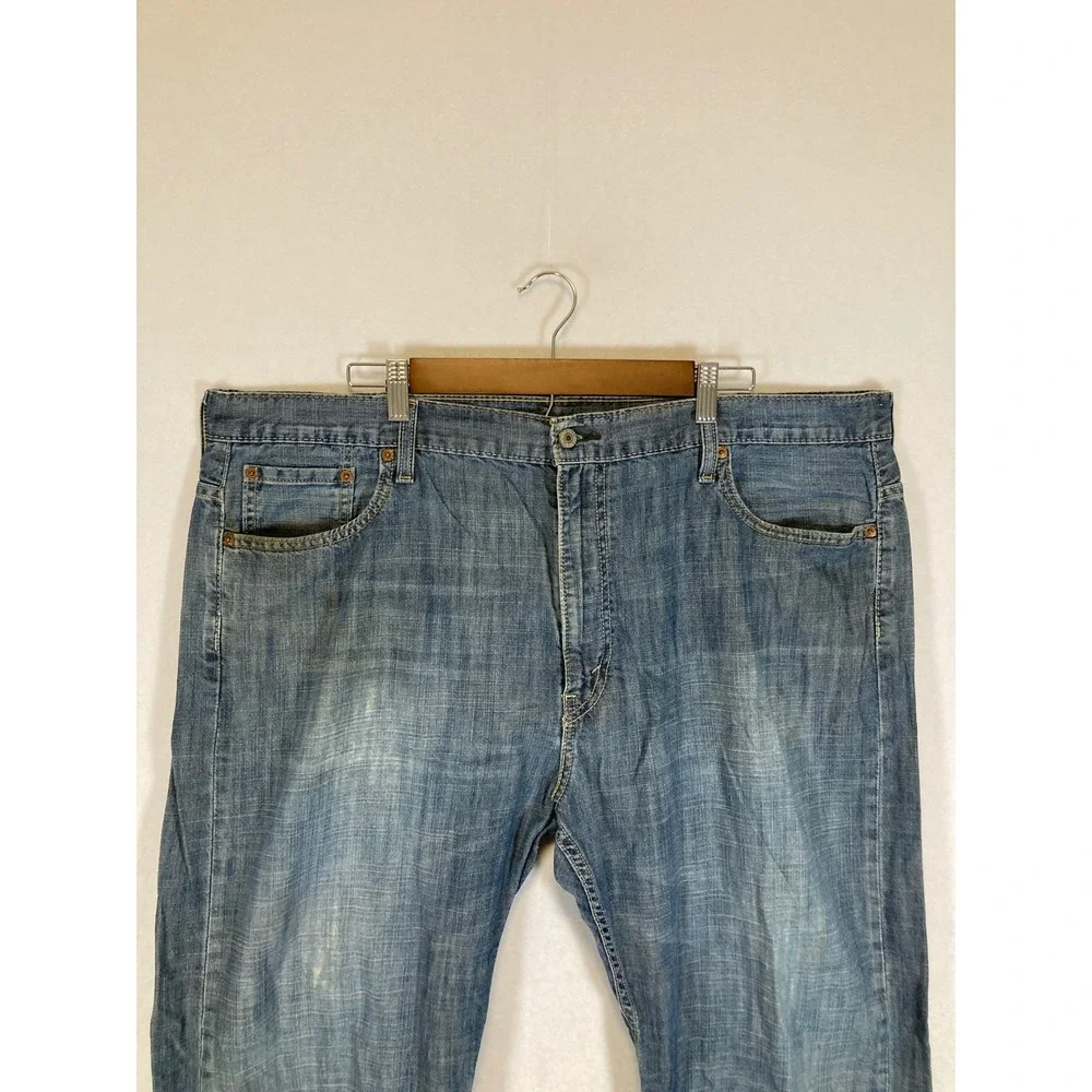 Skater‎ Grunge Levi's 569 Mens 42x30 Blue Loose Straight Leg Denim Jeans